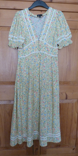 Vestito donna limone floreale