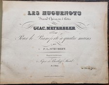G. MEYERBEER: Les Huguenots