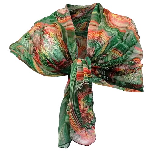 Elegante verde sciarpa - verde,