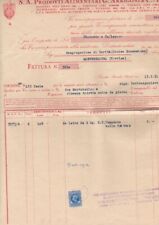 PRODOTTI ALIMENTARI ARRIGONI TRIESTE fattura bollo 1931