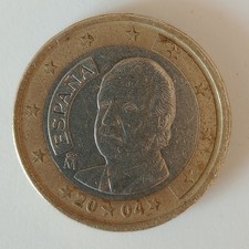 Moneta euro spagna 2004 - -,