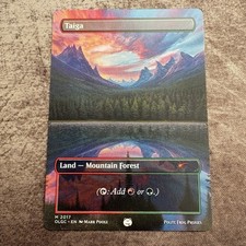 Taiga - Custom Art MTG Magic