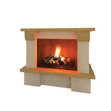 Camino Lisbona Rivestimento Focolare Prefabbricato Refrattario M80 Parete