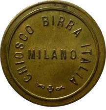GETTONE CHIOSCO BIRRA ITALIA