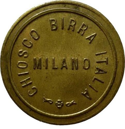 Gettone chiosco birra - gettone,