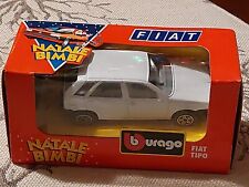 Fiat Tipo Burago Promo Natale Bimbi 1/43 Natale '87 bianco vernice rovinata 