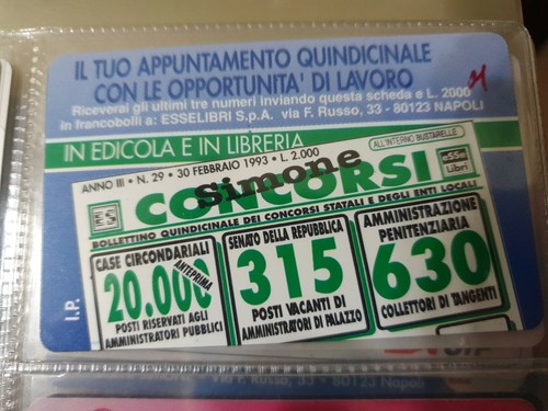 Scheda telefonica omaggio - telefonica,