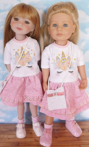 Set pezzi unicorno rosa - 4,