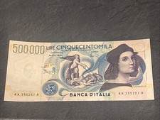 500000 lire raffaello