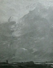 stampa antica ROMA - TORRE JACOVA pittore ONORATO CARLANDI 1941 Casilina 