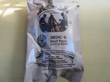 Originale MRE 37 MENÙ PASTO CIBO PRONTO DA MANGIARE BW EPA Esercito Notrazione Sopravvivenza