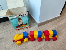 RARISSIMO TRENINO CHICCO "TU TUU" CON SCATOLA ORIGINALE