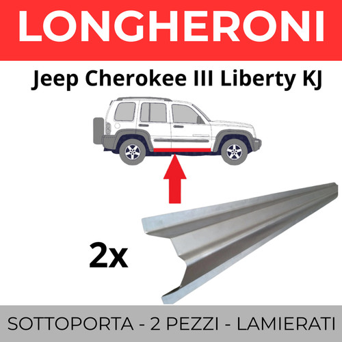 Sottoporta lamierati jeep - 2x,
