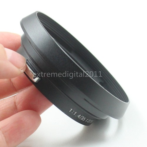 Black metal lens - lens, for