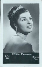 bh133 figurina vav  silvana pampanini attrice actressfilm star personaggi famosi