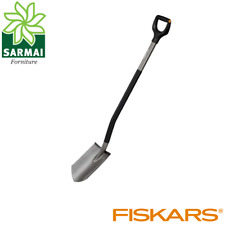 Fiskars 1066708 Vanga a punta Ergonomic badile multiuso ultra leggero in acciaio