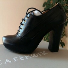 Scarpa Cafè Noir- francesina tacco 11- Nr. 37- colore Nero- NUOVO CON SCATOLA