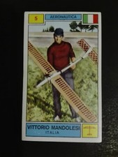 FIGURINA CAMPIONI DELLO SPORT PANINI 1969/70 MANDOLESI n° 5 OTTIMA NUOVA