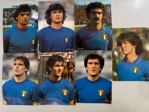 Cartoline mondiali 1982 italia - cartoline,