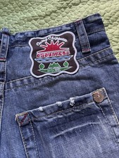 Womens DSQUARED2  Straight Leg  Distressed Jeans Sz 40 US 2 Camp Chippawa