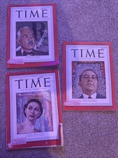 Time Magazine, November 7, 14, 28, 1949