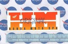 ADESIVO VINTAGE STICKER AUTOCOLLANT AUFKLEBER HM HONDA MOTO SPA ORIGINAL