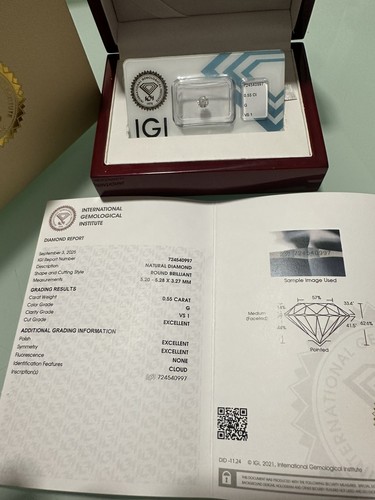 Diamante naturale certificato - naturale,