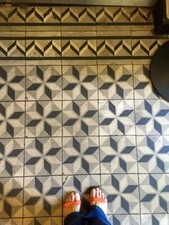 Ancient original floor from Sicily '900