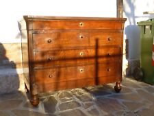 Piccolo Cassettone Cappuccino 118 cm TUTTO Noce 800 como' Carlo X Restaurato