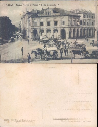 Acqui piazza emanule ii - v.,