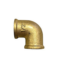 RACCORDO IN OTTONE A GOMITO FF