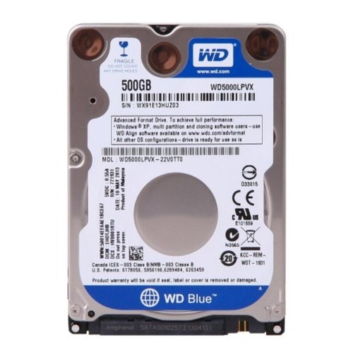Western digital 500 - 500, gb