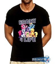 T-SHIRT MAGLIETTA MY LITTLE PONY BRONY 4 LIFE TWILIGHT SPARKLE RAINBOW DASH 