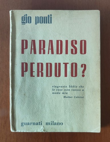 Paradiso perduto gio - gio,
