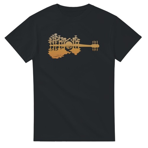 Maglietta chitarra tramonto - maglietta,