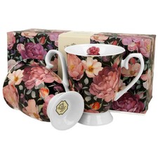 Set tazze duo vintage rosa