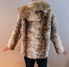 Cappotto pelliccia vera coyote