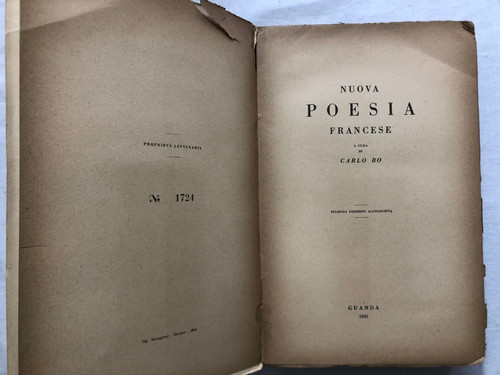 Libro carlo nuova poesia - carlo,