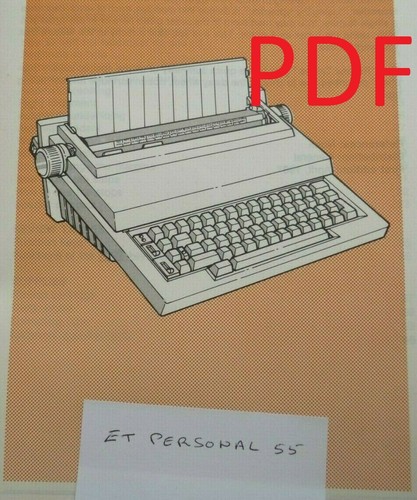 Instructions typewriter