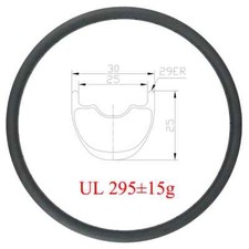 Cerchio carbonio 29er 30*25mm