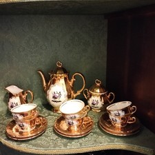 Antico set caffè epoca d'Oro