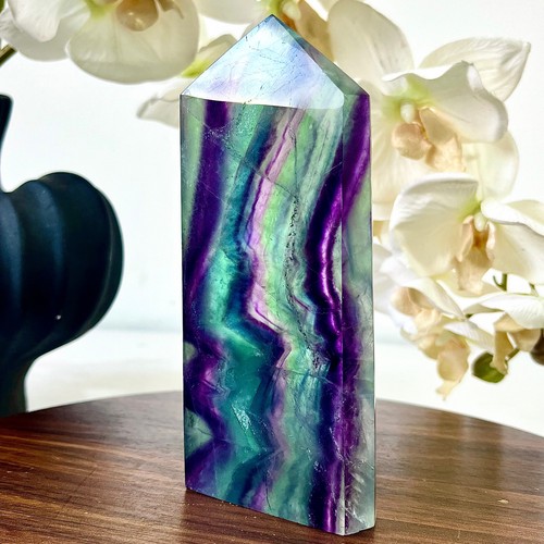 Colonna cristallo fluorite