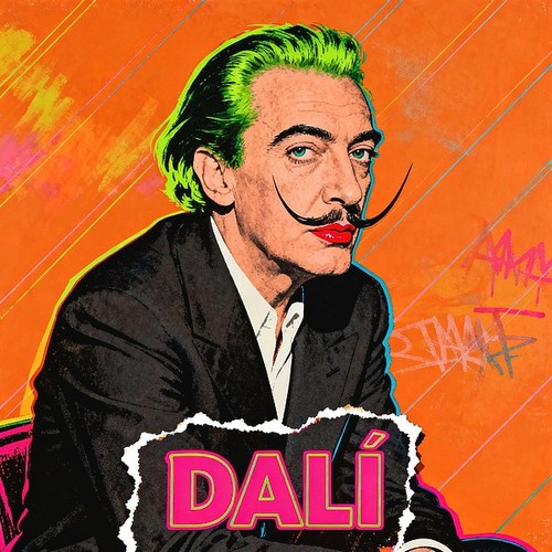 Motivo savador dalì pop - motivo, art