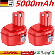 2x batteria 5000mAh per Makita PA12 12V 1200 1220 1222 1233 1234 1235 192598-2 NI-MH