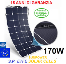 Pannello solare flessibile Sunpower 170W per barca camper casa auto 1190x540x3mm