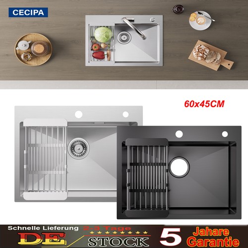 Lavello incasso 60x45cm - lavello,