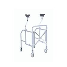 Deambulatore ascellare anziani ingombro ridotto in acciaio verniciato Moretti