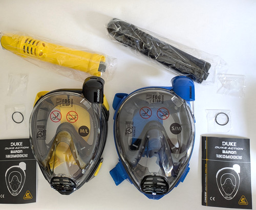 Set mascherine intere cressi - mascherine,