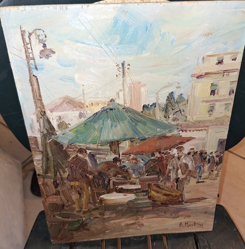 Dipinto olio tavola - dipinto,