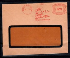 Repubblica Democratica Tedesca 1931 lettera 100% WINDHUND, PORSE, WILLYS